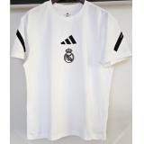 Real Madrid Algodón camiseta-White